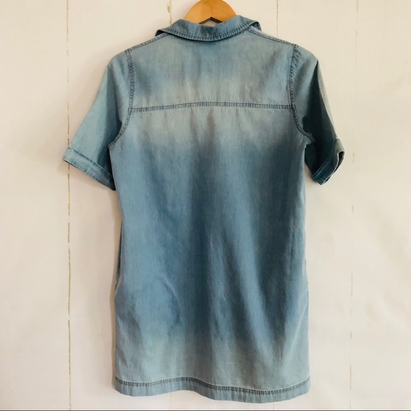 Paper Crane Light Blue Chambray Tunic - Picture 5 of 7